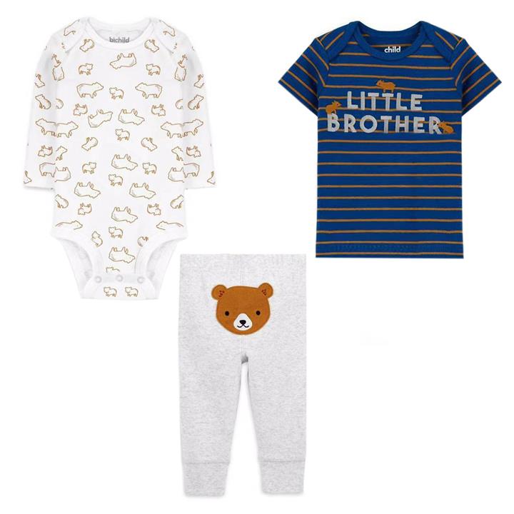 ست 3 تکه لباس نوزادی کارترز مدل 1618